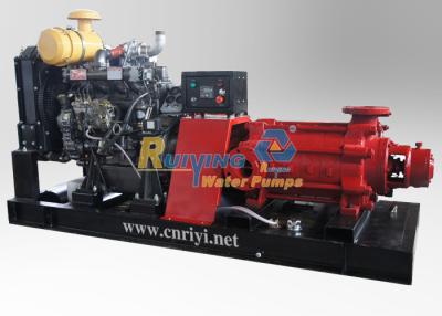 China 3 Inch 30m3/h flow diesel firefighter water pumps equipped with a trailer movable for sale