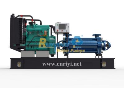 China 4 Inch Diesel Fire Fighting Water Pump 70m3/h lift 60m , diesel driven fire pump for sale