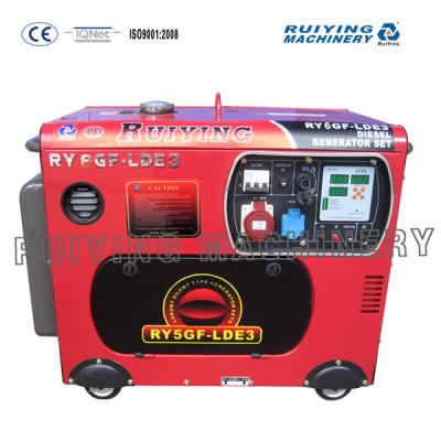 China 60HZ 230V / 400V 4 - Stroke Electric Starter Air Cooled Generator 7.5KVA for sale