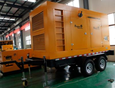 China High power Trailer Diesel Generator 600kw / 750kva , single phase diesel generator for sale