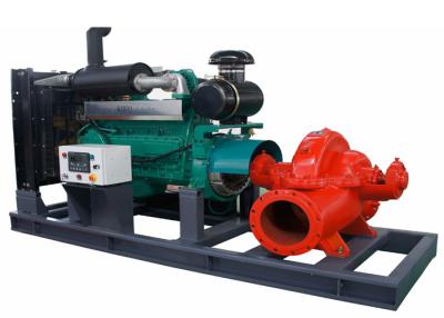 China 150mm Inlet Size Diesel Engine Water Pump Big Flow Diesel Engine Driven Pump for sale