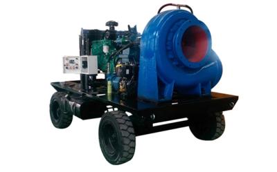 China Silent Type Diesel Engine Water Pump 78m Lift Irrigation Pumps For Farms for sale