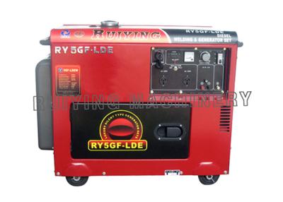 China 5kva Low Noise Air Cooled Generator Set Diesel Engine Driven With Automatic Transform Switch for sale