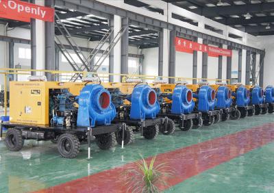 China 10m - 250m Head Lift Range Trailer Diesel Driven Pump For Farm Irrigation / Water Supply for sale