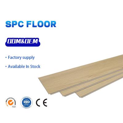 China Modern spc plank vinyl texture product flooring 100% click lock durable wood waterproof stone plastic composite flooring for sale