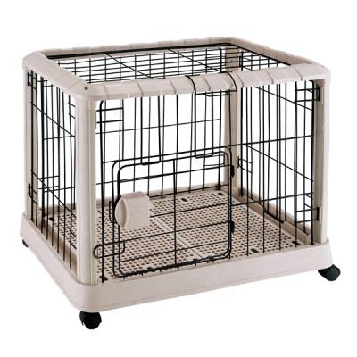 China Durable Double Door Folding Metal Dog Carrier for sale