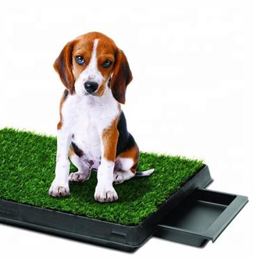 China Stocked Dog Grass Training Pad With Tray for sale