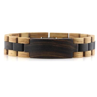 China CLASSIC Handmade Natural Wooden Wooden Hand Piece Wooden Bracelet Bangle For Men for sale