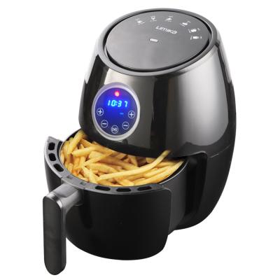 China Wholesale Hotel No Oil Digital Stainless Steel Coating Freidoras De L'Aire Household Electric Smart Air Fryer for sale