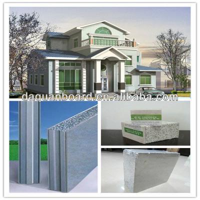 China EPS cement wall panels + light steel fram light weight steel structure sandwich panel / concrete structure for villas for sale