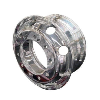 China ALLOY Aluminum Alloy Double Polished Truck Wheels Rims 22.5x9.0 9.0x22.5 for sale