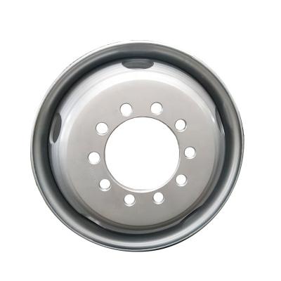 China Factory direct steel wheel rim 19.5x7.5 for light truck and bus for sale