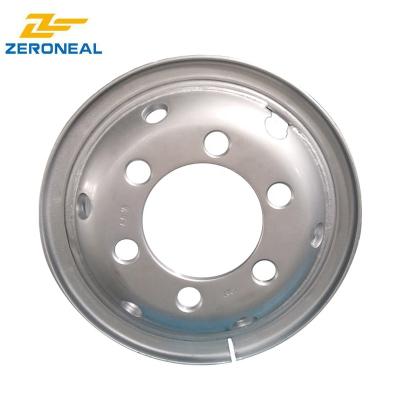 China Beautiful and high quality steel thickened and durable tubeless steel wheel 17.5*6.00 for sale