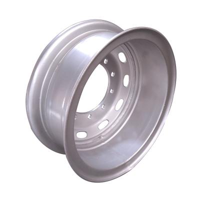 China 24inch Pipe Shaped Steel Truck Wheels Steel Rim 8.5-24 For 12.00-24 Tires for sale