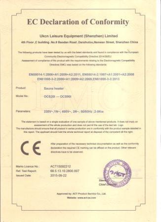 CE - Ukcn Leisure Equipment (Shenzhen) Ltd