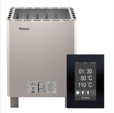 China Oceanic Electric Standby Sauna Furnace 12kw, 15kw, 17kw, 18kw, 21kw Computer Control Panel Made 304 High Quality Of Stainless Steel For Commercial Use for sale