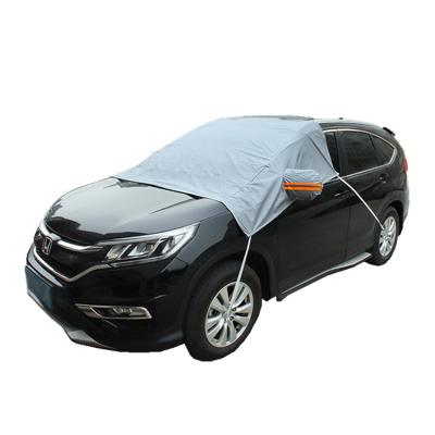 China No Car Front Shield Snow Cover Car Windshield Snow Ice Cover With Rear Mirror Covers And Hook for sale