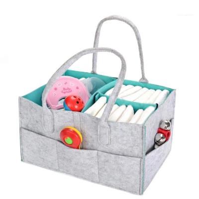 China Nursery Organizer Bag Portable Baby Diaper Nursery Bag Holder Bag for Storage for sale