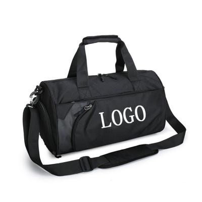 China Custom Yoga Bag Gym Sports Logo Print Divider Duffel Bag Travel Luggage Dry Wet Bag for sale