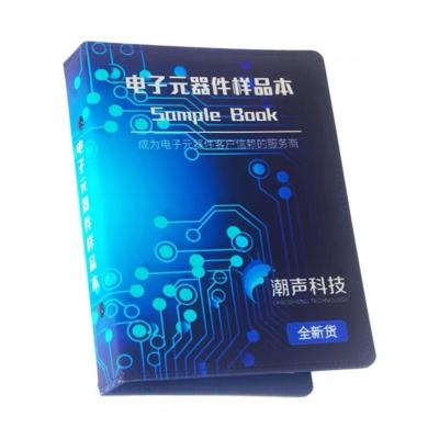 China Each 50/80/90/92 MODELS Values ​​SMD Capacitors Samples Book 0201 0402 0603 0805 1206 1% SMT Capacitors Kit Sample Book for sale