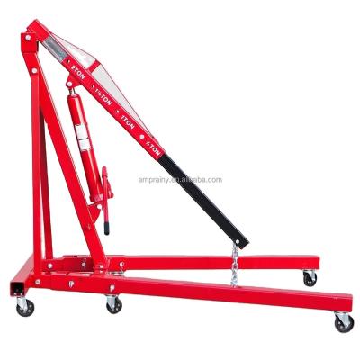 China AM-SC001 Foldable Shop Crane Hydraulic 1T Portable Durable CE Certiofication for sale