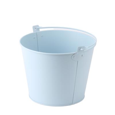 China Custom Durable Printing Galvanized Metal Beer Rack Metal Ice Bucket for sale