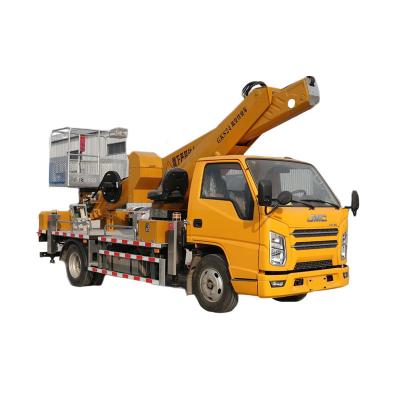 China JMC 24m 36 meter telescopic boom overhead working truck for sale < 4L for sale