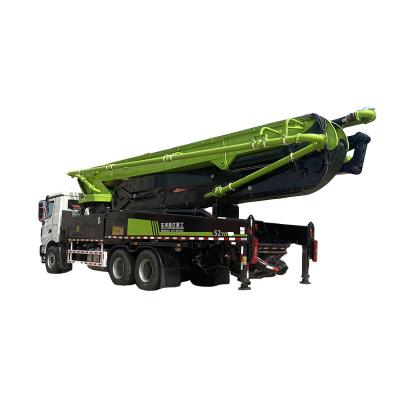 China Hotels 58 Meters Small Pump Truck Boom Spider Setting Concrete Pump Diesel Cement Mini Boom Pump Plant For Sale for sale