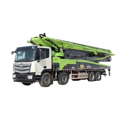 China Hotels Pioneering Four Bridge 65m 180m3/h Big Concrete Pumping Truck for sale