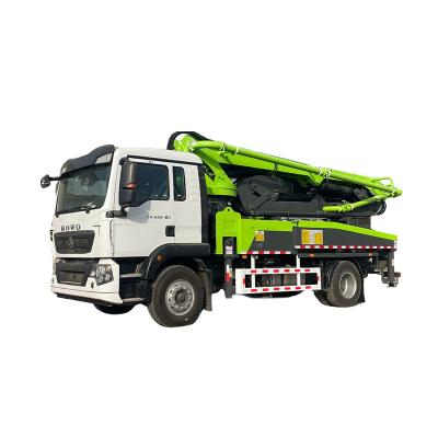 China Hotels 31m howo truck mounted concrete pump cheap price concrete pumping machinery for sale