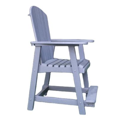 China Weatherability Modern Home /Hotel High Bar HDPE Wooden Chairs for sale