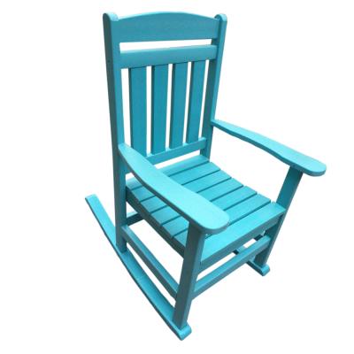 China Outdoor HDPE Leisure Rocking Way Relax Rocking Chair for sale