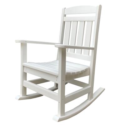 China Factory Outdoor PE Plastic Garden Furniture Rocking Rocking Chair for sale