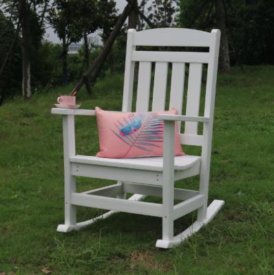 China Outdoor indoor leisure rest HDPE/wooden rocking rocking chair with best price for sale