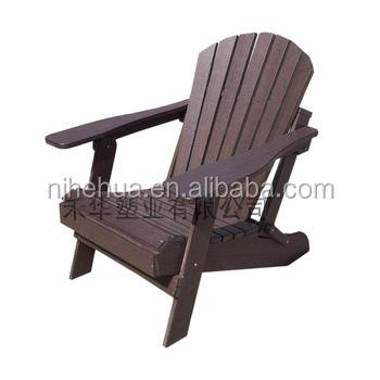 China Reclining Outdoor Garden Folding Chair Eco-Friendly Adirondack Wooden Beach Chair for sale