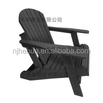 China Weatherability Plant Classic Outdoor HDPE Wooden Adirondack Chair For Home for sale