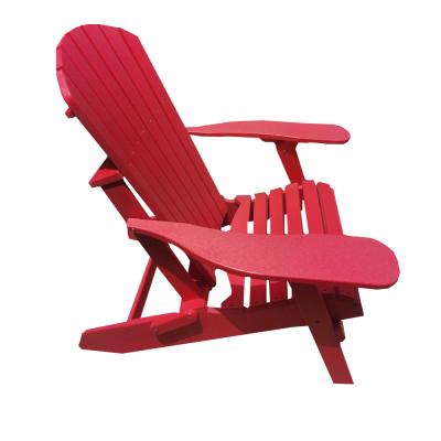 China China Factory Eco-friendly Outdoor Foldable Plastic Adirondack Chair Recycling HDPE Chair for sale