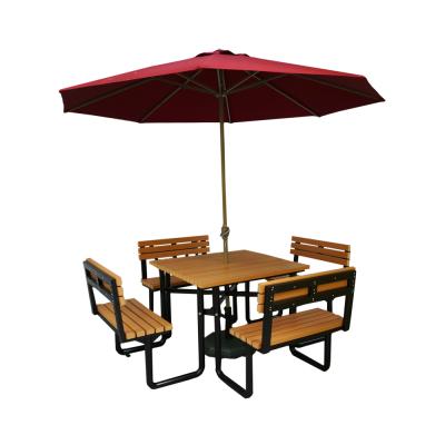 China Weatherability Outdoor High Quality Outdoor Bench / Garden Dining Table & Chairs Picnic Set Table for sale