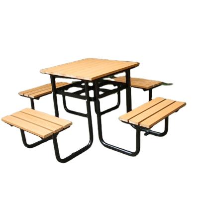 China China Factory Outdoor Outdoor Furniture Wood Picnic Table And Chairs for sale