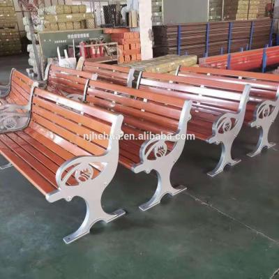 China Eco - Friendly Factory Park Wood Plastic Composite Chair , Outdoor Wood Plastic Bench for sale