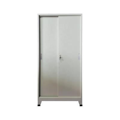 China Knock Down Office Furniture Steel Office Cabinet Wholesale Sliding Door Cabinet with Foot Metal File Cabinet for sale