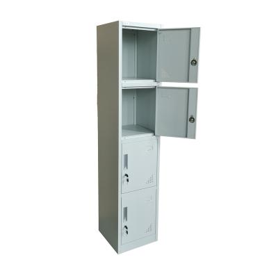 China Office Funiture Wholesale Price Metal Wardrobe 4 Door Fireproof Locker Public Parcel Locker for sale