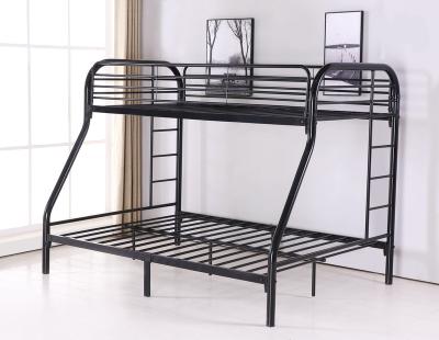 China Knock Down Metal Double Bunk Beds Steel Decker Bunk Beds Cheap Doubles House Bunk Bed For 3 Persons for sale