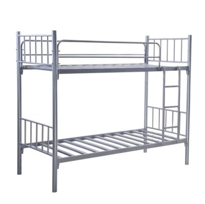 China Knock Down View Double Decker Bed Commercial Steel Bunk Beds For Adults And Students for sale