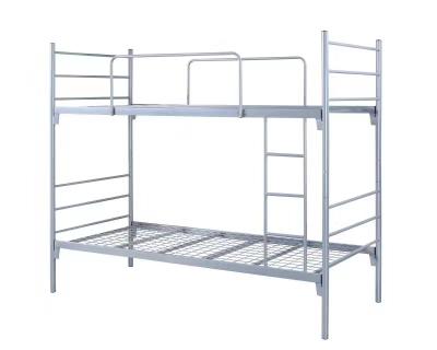 China Knock down factory direct high quality bedroom furniture metal frame double deck loft bunk bed for sale