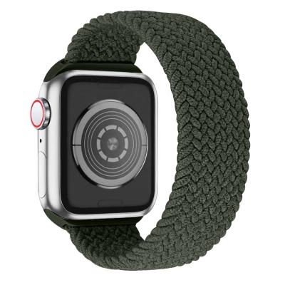 China One Size Can Fit Most People's Wrists Manufecturer Elastic Belt Strap Braided Nylon Solo Loop Band For Apple Watch Strap 40mm 44mm 38mm 42mm for sale