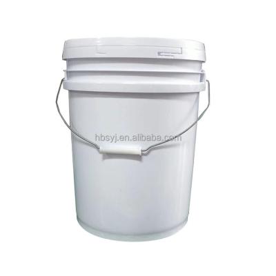 China Plastic Bucket Wholesale Black Plastic Drums 20l Big Pack Bucket With Handle And Lid For Sale for sale