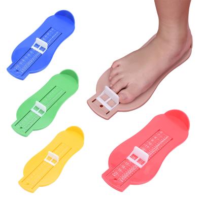 China Eco-freindly Colorful Adjustable Infant Foot Measuring Ruler Shoes Pads To Measure Measuring Tools For Baby for sale