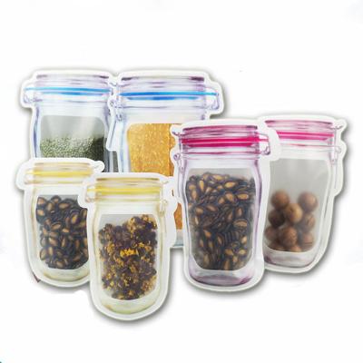 China Eco-freindly Wholesale Portable Hot Sale Moistureproof Creative Bottle Bag Food Preservation Sealing Ziplock Bag for sale