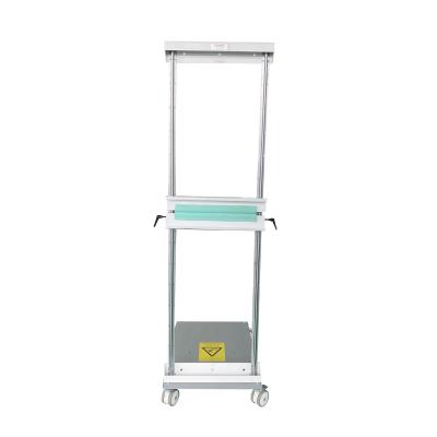 China Cheap single mobile metal rack chest rack DR detector bucky rack Online technical support for sale